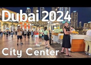 Dubai 4K Amazing City Center Downtown Dubai Walking Tour
