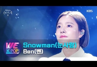 Ben 벤 Snowman 눈사람 Sketchbook KBS WORLD TV 201204
