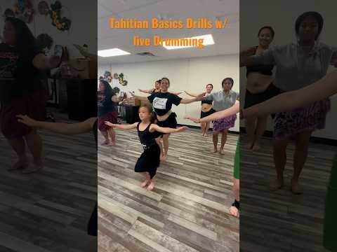 Tahitian Basic Drills With Live Drummers Oritahiti Dance Tahiti Polynesiandance Drums