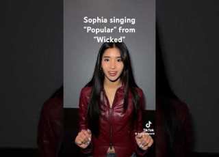  KATSEYE Sophia Singing Popular From Wicked Katseye Wicked Musical Arianagrande Popular