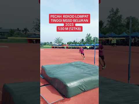 Lompatan Pecah Rekod MSSD Beluran Alihson Jalius Beluran Lompattinggi Sport Olahraga