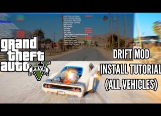 آموزش نصب آسان مد دریفت GTA 5 تمام وسایل نقلیه تنظیمات آکروز