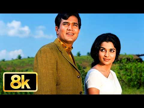 Ye Sham Mastani 8K Video Song Kishore Kumar Rajesh Khanna Asha Parekh Kati Patang