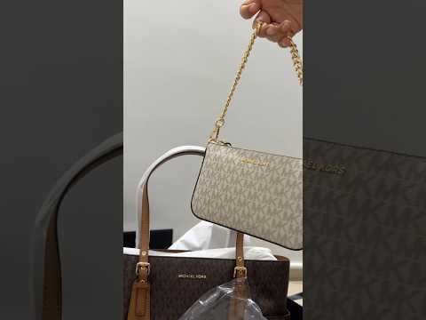 Michael Kors Jet Set Chain Pouchette Bag Unboxing Michaelkors Bag Trendingshorts Explore