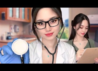 ASMR Doctor Yearly Exam Nurse Checkup