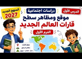  Lesson Explanation Location And Surface Features Of The New World Continents 3rd Preparatory G