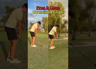  Standard Size Grip Vs Oversized Grip Golfnetwork Golf Golfgear Golfer Golfgrip