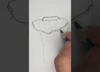 Ballet Dancer Skirt Drawing Rough Sketching Draw Drawing Sketch Sketchbook Dance Dancer