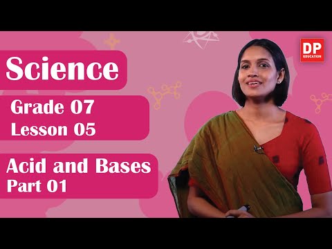 Lesson 05 Acid And Bases Part 01 Grade 07 Science In English