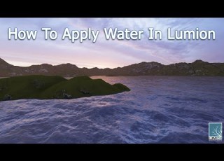  How To Apply Water In Lumion 4 شرح أمر الماء ببرنامج لوميون