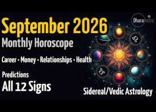  September 2026 Monthly Horoscope For All 12 Signs Vedic Astrology Predictions