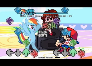  FNF Rainbow Dash Tylenol