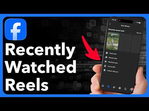 How To Check Recently Watched Reels On Facebook
