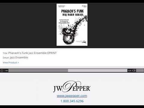 Pharaoh S Funk Arr Erik Sherburne JWPepper Jazz Ensemble Version