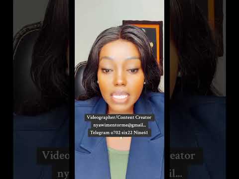 YB4972 Videographer Content Creator Nyawimentorme Gmail Com Telegram 0702622961