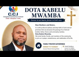L Enterrement De Papa Dota Kabelu Mwamba à Dublin Part 2