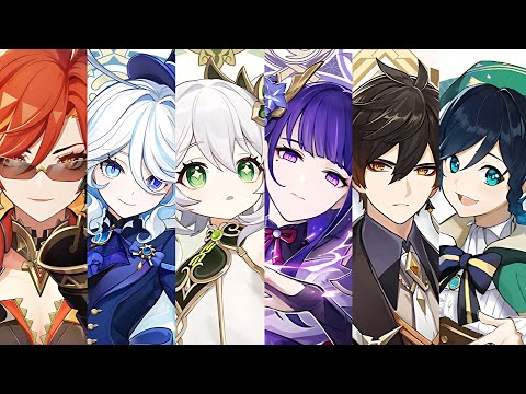 Genshin Impact ALL Field Battle Themes 5 0