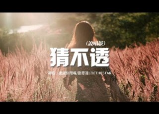  盧盧快閉嘴 劉思達LOFTHESTAR 猜不透 說唱版 如果忽遠忽近的灑脫 是你要的自由 那我寧願回到一個人生活 動態歌詞MV