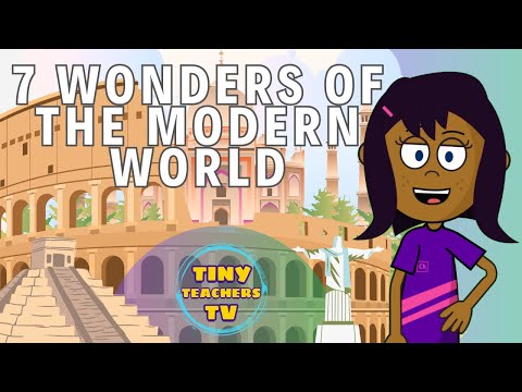 Do You Know All The 7 Wonders Of The Modern World Educational Videos For Kids