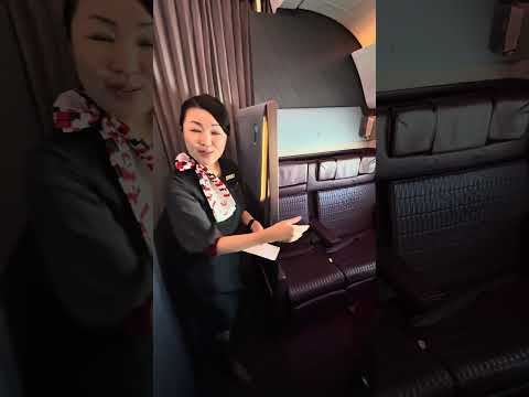 Japan Airlines First Class In The A350 Jal Firstclass Flight