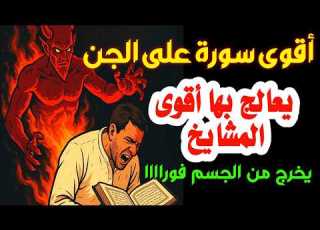  سورة تحرق الجن في الحال وتخرجهم من أي جسد لن تصدق تأثيرها العجيب أمر النبى ﷺ بقرأتها