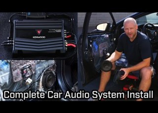  Full Car Audio System Installation Speakers Subwoofer And Amplifier