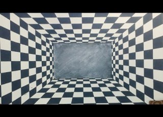  طريقة عمل ثري دي على الحائط فنان مصر فكرة فنان دهانات ديكورات دهان