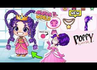 EASY PINK LILY LOVE BRAIDS From Poppy Playtime In Avatar World PAZU