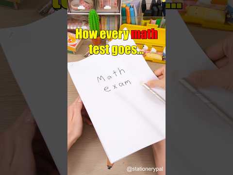 How Every Math Test Goes Shorts