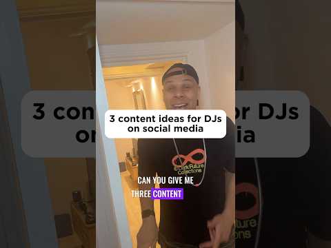 3 Easy CONTENT IDEAS For DJs On Social Media