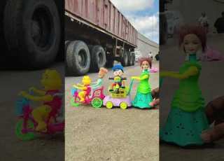  Remote Control Scooty Girl And Monkey Scooter Unboxing And Testing Short