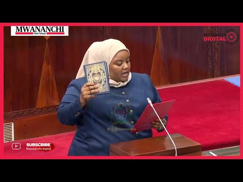 BUNGE LAZIZIMA KWA SHANGWE TAZAMA JINSI MBUNGE KIZIWI ALIVYOAPA