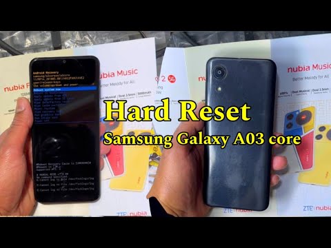 Hard Reset Samsung Galaxy A03 Core