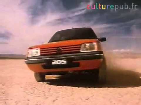 Pub Peugeot 205 La Garce 1 Flv