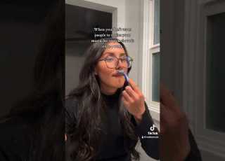  Just A Girl Shaving Her Mustache Shorts