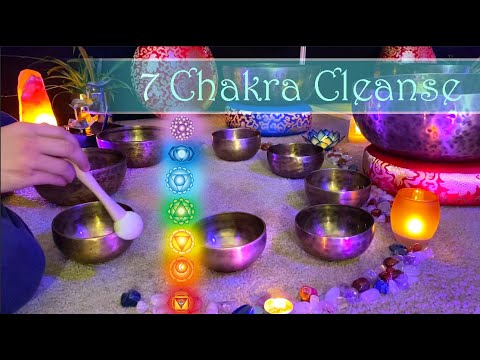 CLEANSE CHAKRA BLOCKAGES With Tibetan Singing Bowls Cleanse Aura And Balance Chakra Relax Sleep