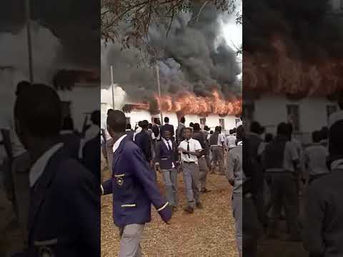 Kenyatta High School On Fire This Morning 27 10 2022