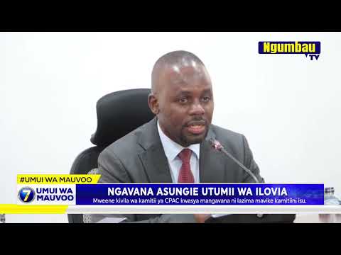 NGAVANA ISUNGIE UTUMII WAILOVIA SYA KAONTI