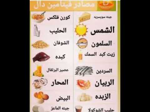 نقص فيتامين دال D اهم مصادر وجود فيتامين D