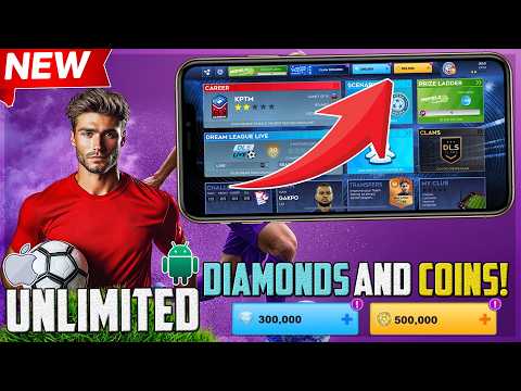 DLS 26 Hack Mod Apk Dream League Soccer 2026 Free Coins Diamonds IOS Android 2026