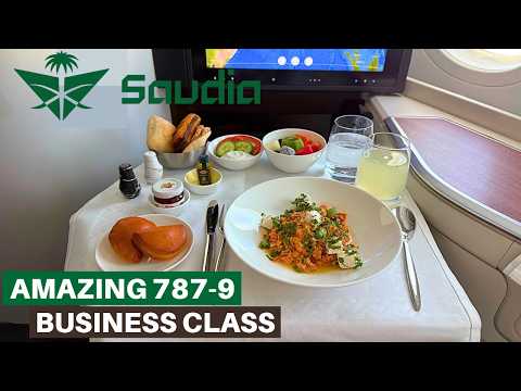 SAUDIA BOEING 787 9 Business Class Riyadh Bangkok Flight Review