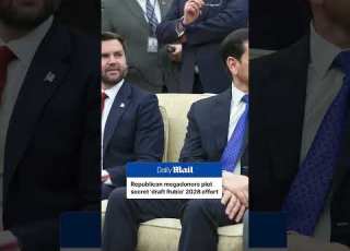  Republican Megadonors Plot Secret Draft Rubio 2028 Effort