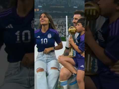 أجمل ثنائي في كرة القدم ميسي أنتونيلا وين محبين ميسي الأرجنتين
