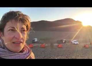 DAWN IN THE BAYUDA DESERT