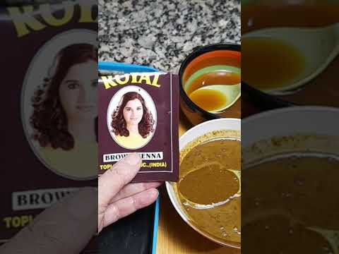 How To Dye Your Hair Brown With Royal Henna Without Damage I Have A Detailed Recipe