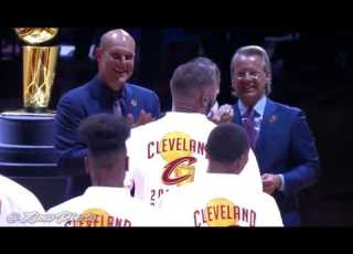  Cleveland Cavaliers Championship Ring Presentation Ceremony October 25 2016 2016 17 NBA Season
