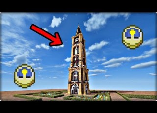 マインクラフト 時計塔を建築してみる 時計塔の作り方