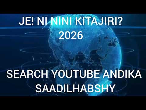UTABIRI WA MWAKA 2026 KAA TAYARI NA SAADILHABSHY UTABIRI WA MWAKA 2026 KAA TAYARI NA SAADILHABSHY