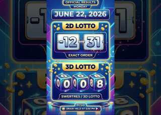PCSO Lotto 5pm Result June 22 2026