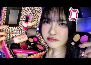  ASMR 寝坊したあなたに5分でメイクアップ Fast Makeup ASMR